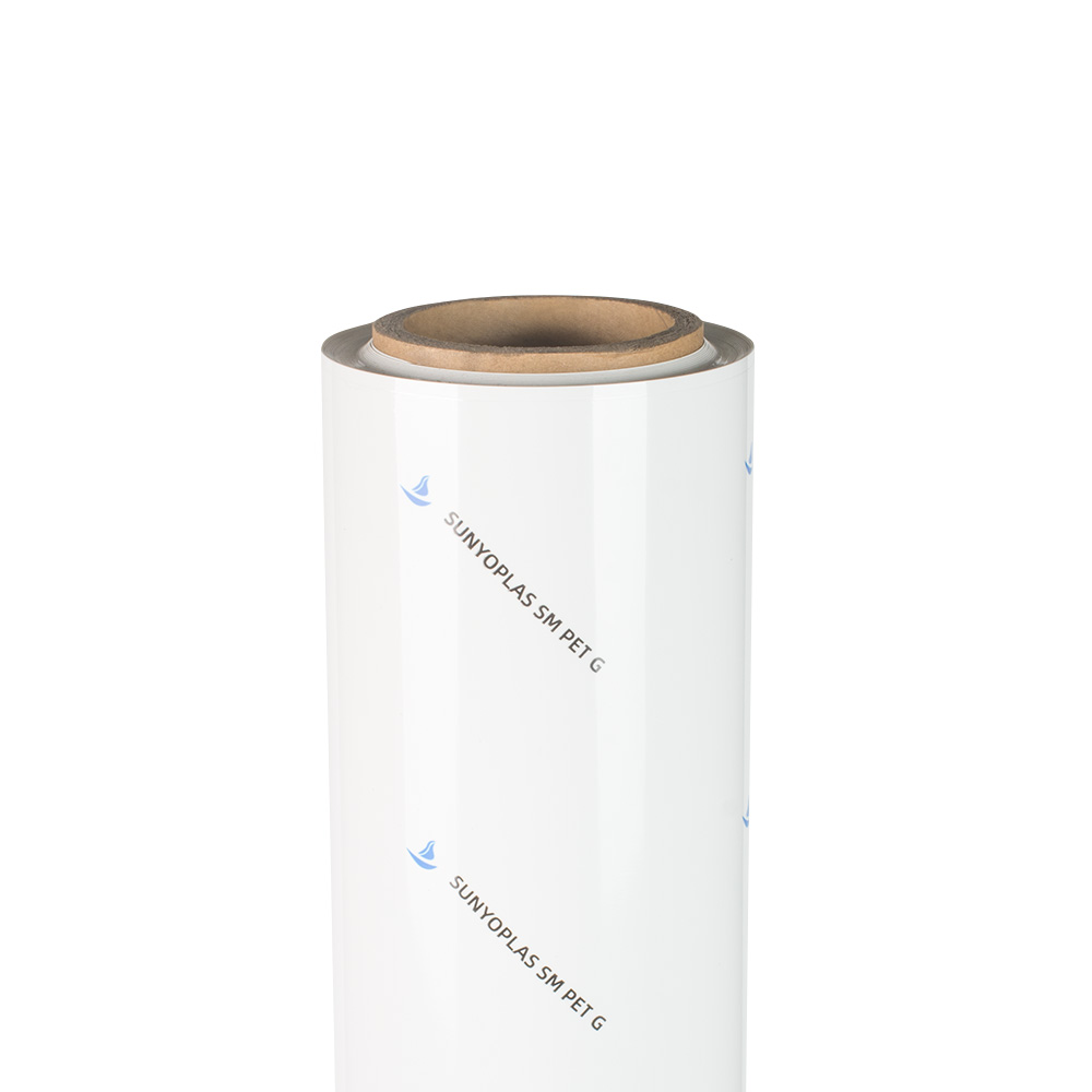 新款定制復合PETG家具裝飾膜 天鵝白實色PET高家具膜卷材批發(fā)(圖5)